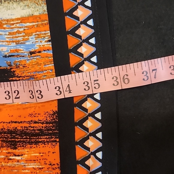 BEIGE BY ECI Colorful Short sleeve Dress Sz Large - Picture 11 of 13